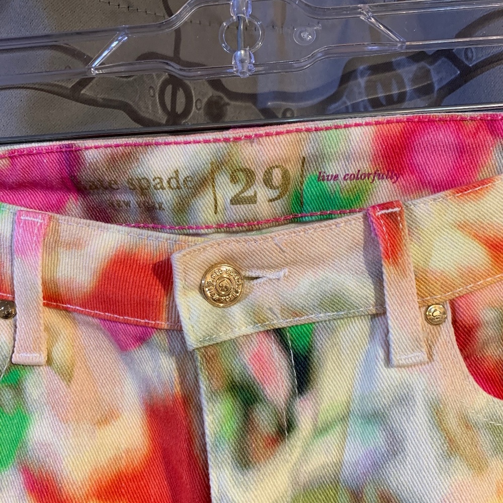 993 - Kate Spade - live colorfully Broome Street - Cropped Denim